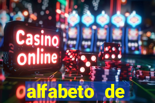 alfabeto de caligrafia bonita